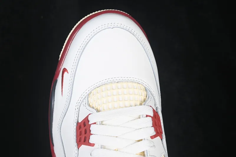 All Categories Air Jordan Jordan Series Basketball Shoes Air Jordan 4 LJR Version Nigel Sylvester x Air Jordan 4 Retro "Brick After Brick" AJ4 Joe 4 White Red Urine Stains 2.0 IQ8055-100